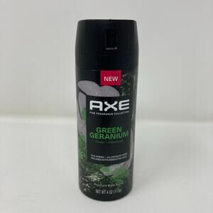 AXE Aluminum Free 72-Hour Premium Body Spray, Green Geranium, 4 Oz. Spray Can